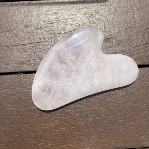 rose quartz Gua Sha tool